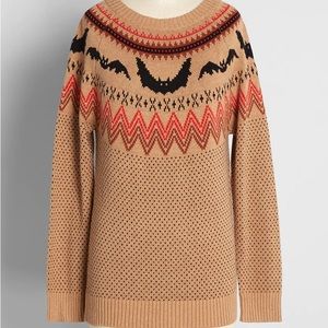 ModCloth It Be Like Bat Sweater
